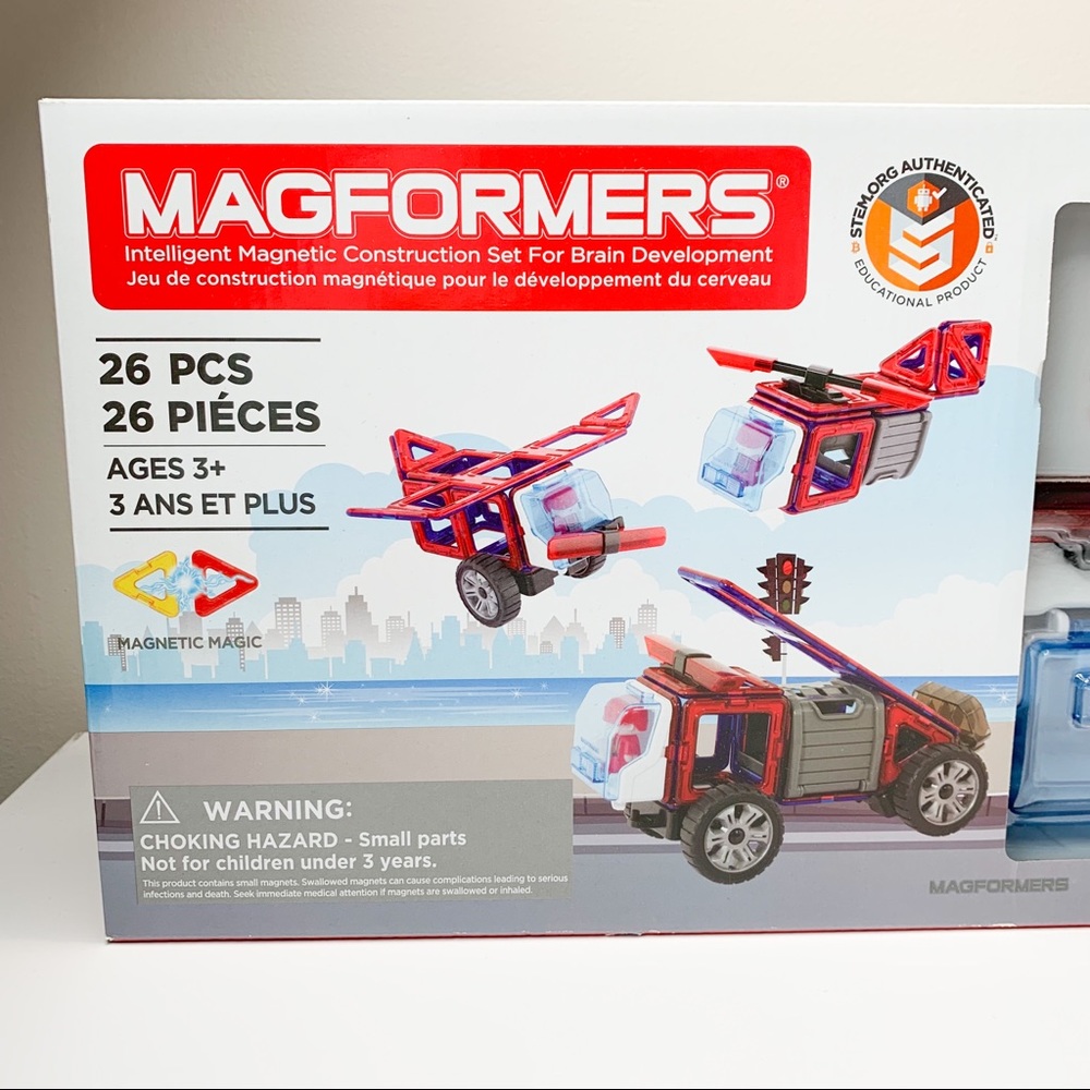 NIB Magformers Emergency Vehicle Set
